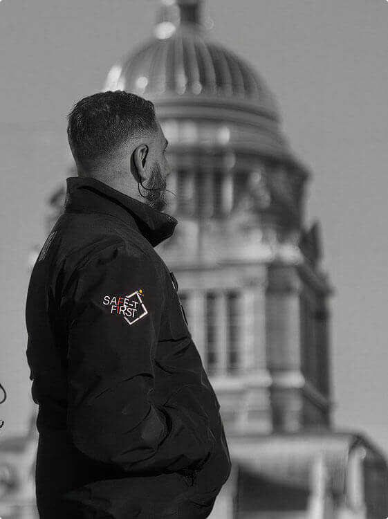 SAFE-T FIRST premium security services Brussels - Professional security agents